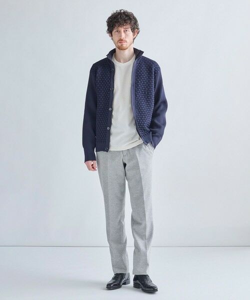 MEN'S BIGI / メンズビギ カーディガン・ボレロ | Amossa ブロックチェック フロントジップカーディガン | 詳細9
