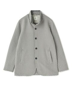 MEN'S BIGI / メンズビギ その他アウター | ブリスターニットジャカード スタンドジャケット