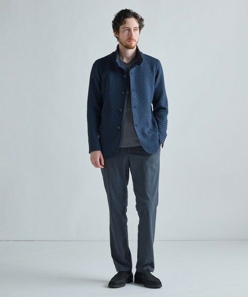 MEN'S BIGI / メンズビギ その他アウター | ブリスターニットジャカード スタンドジャケット | 詳細9