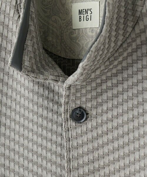 MEN'S BIGI / メンズビギ その他アウター | ブリスターニットジャカード スタンドジャケット | 詳細19