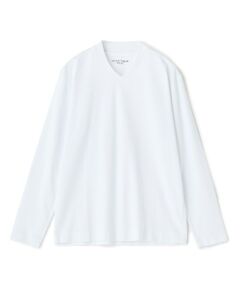 MEN'S BIGI / メンズビギ Tシャツ | アクティブテーラー シルケットスムース VネックロングTシャツ［シルケット加工/抗菌防臭/帯電防止］