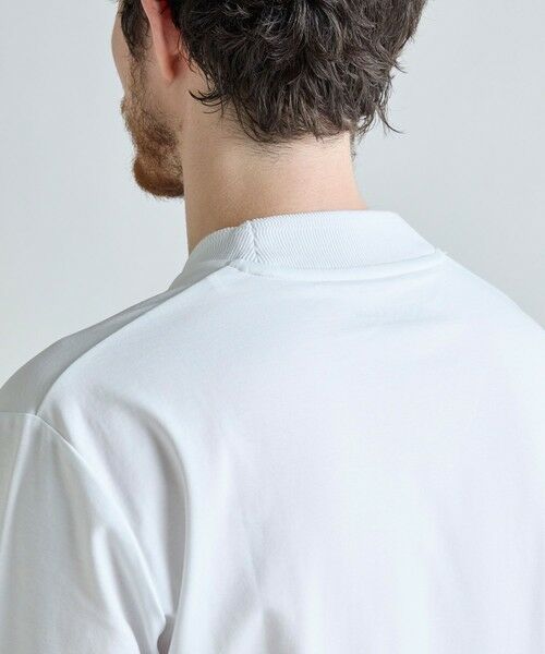 MEN'S BIGI / メンズビギ Tシャツ | アクティブテーラー シルケットスムース VネックロングTシャツ［シルケット加工/抗菌防臭/帯電防止］ | 詳細4