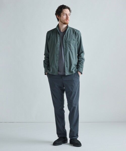 MEN'S BIGI / メンズビギ Tシャツ | アクティブテーラー シルケットスムース VネックロングTシャツ［シルケット加工/抗菌防臭/帯電防止］ | 詳細14
