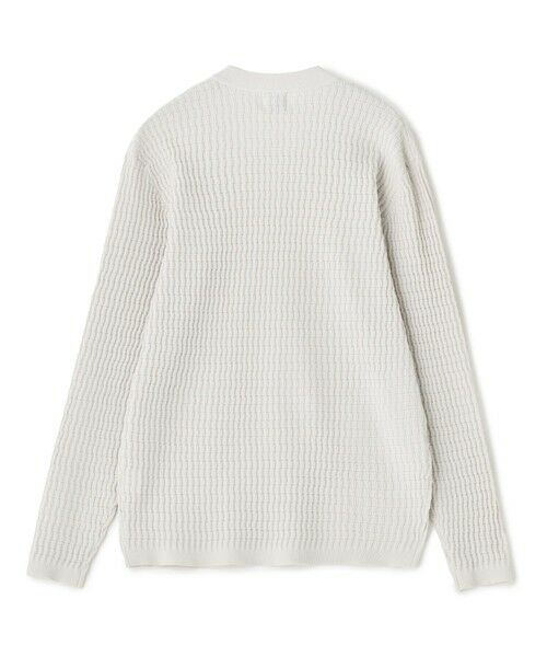 MEN'S BIGI / メンズビギ Tシャツ | ブリスタージャカード 変形ケーブルモックネックロングTEE | 詳細11