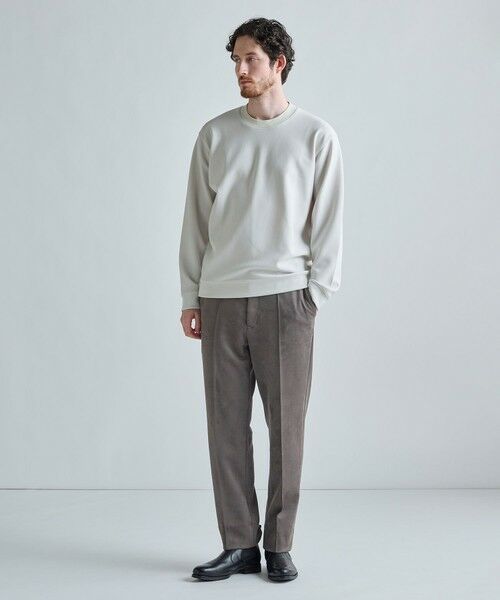 MEN'S BIGI / メンズビギ スウェット | ジョーゼットボンディング モックネックプルオーバー | 詳細4