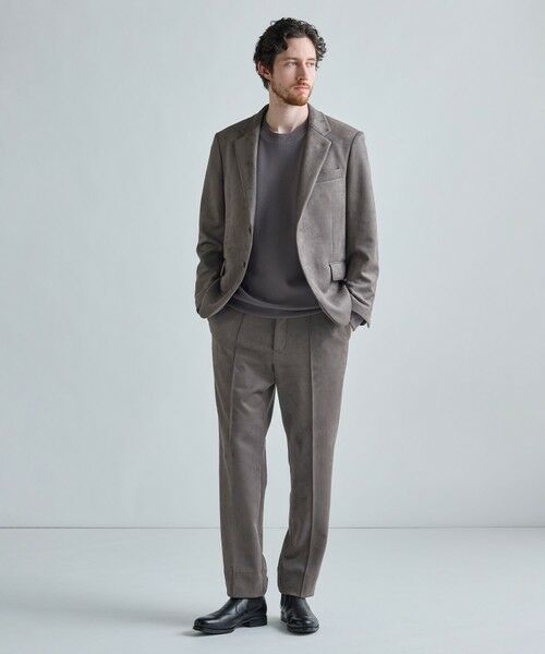 MEN'S BIGI / メンズビギ スウェット | ジョーゼットボンディング モックネックプルオーバー | 詳細14