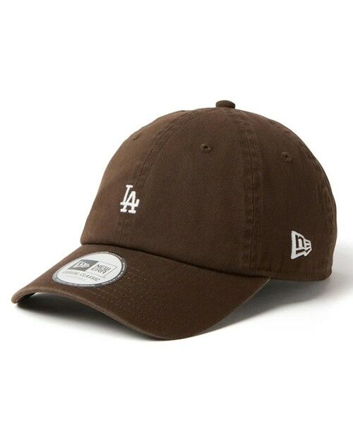 MEN'S BIGI / メンズビギ キャップ | NEWERA カジュアルクラシックMLBミニロゴキャップ（ブラウン）