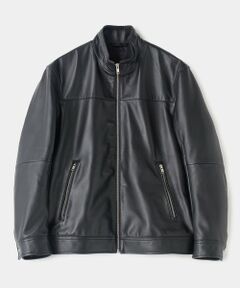 MEN'S BIGI / メンズビギ レザーブルゾン・ジャケット | シープスキン シングルライダースジャケット