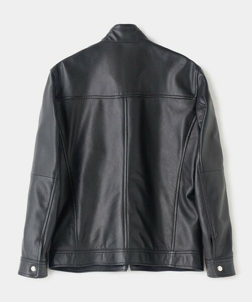 MEN'S BIGI / メンズビギ レザーブルゾン・ジャケット | シープスキン シングルライダースジャケット | 詳細19