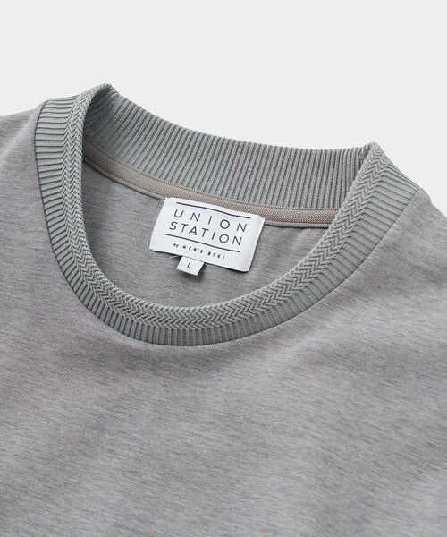 MEN'S BIGI / メンズビギ Tシャツ | シルケットスムースクルーネックテイラーTシャツ | 詳細11