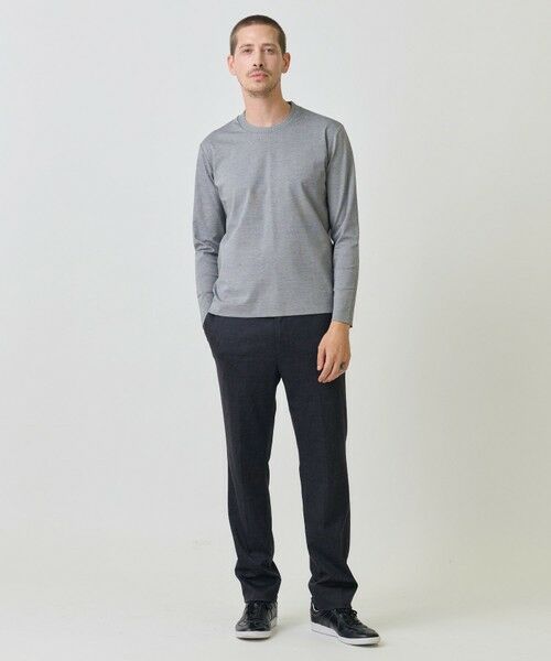 MEN'S BIGI / メンズビギ Tシャツ | シルケットスムースクルーネックテイラーTシャツ | 詳細5