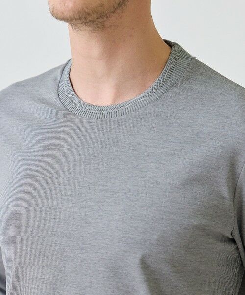 MEN'S BIGI / メンズビギ Tシャツ | シルケットスムースクルーネックテイラーTシャツ | 詳細7