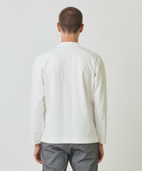 MEN'S BIGI / メンズビギ Tシャツ | シルケットスムースVネックテイラーTシャツ | 詳細3