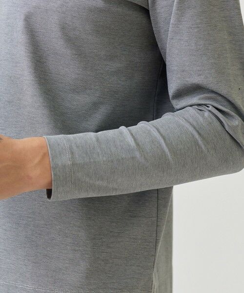 MEN'S BIGI / メンズビギ Tシャツ | シルケットスムースVネックテイラーTシャツ | 詳細13