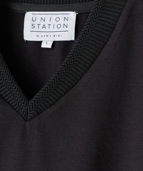 MEN'S BIGI / メンズビギ Tシャツ | シルケットスムースVネックテイラーTシャツ | 詳細25