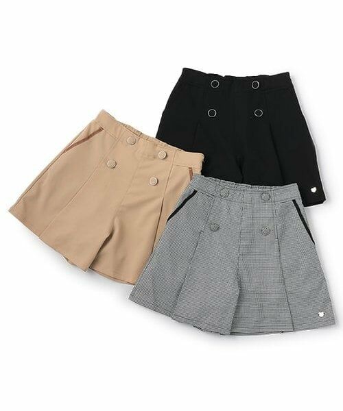 mezzo piano junior / メゾピアノジュニア ショート・ハーフ・半端丈パンツ | 【人気商品再入荷】【直営店で取り扱い無し】くるみボタンショートパンツ | 詳細13