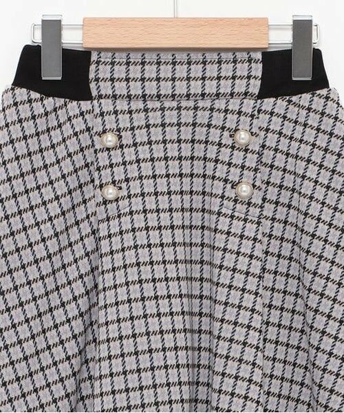 mezzo piano junior / メゾピアノジュニア ショート・ハーフ・半端丈パンツ | 【人気商品再入荷】【直営店で取り扱い無し】千鳥柄スカパン | 詳細2