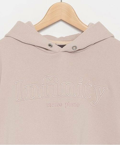 mezzo piano junior / メゾピアノジュニア パーカー | 【人気商品再入荷】【直営店で取り扱い無し】短丈パーカ＆タンクトップセット | 詳細3