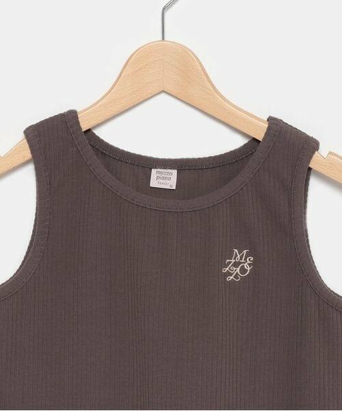 mezzo piano junior / メゾピアノジュニア パーカー | 【人気商品再入荷】【直営店で取り扱い無し】短丈パーカ＆タンクトップセット | 詳細8