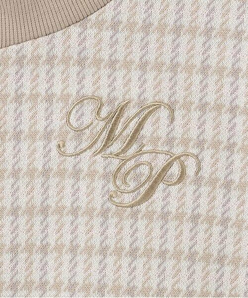 mezzo piano junior / メゾピアノジュニア スウェット | 【人気商品再入荷】【直営店で取り扱い無し】千鳥柄カーデレイヤードトレーナー | 詳細3