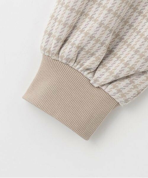 mezzo piano junior / メゾピアノジュニア スウェット | 【人気商品再入荷】【直営店で取り扱い無し】千鳥柄カーデレイヤードトレーナー | 詳細5