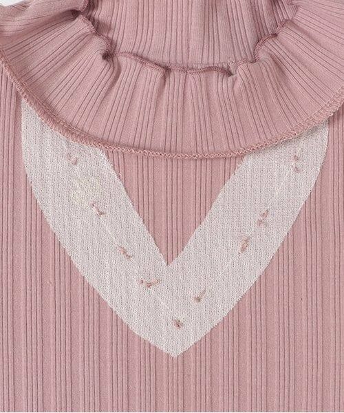 mezzo piano junior / メゾピアノジュニア Tシャツ | 【人気商品再入荷】【直営店で取り扱い無し】リボンネックレス長袖Tシャツ | 詳細4