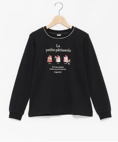 mezzo piano junior / メゾピアノジュニア Tシャツ | 8133220：【抗菌・消臭】カヌレモチーフ長袖Tシャツ