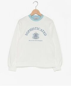 mezzo piano junior / メゾピアノジュニア Tシャツ | ★レイヤード風カレッジ長袖Tシャツ