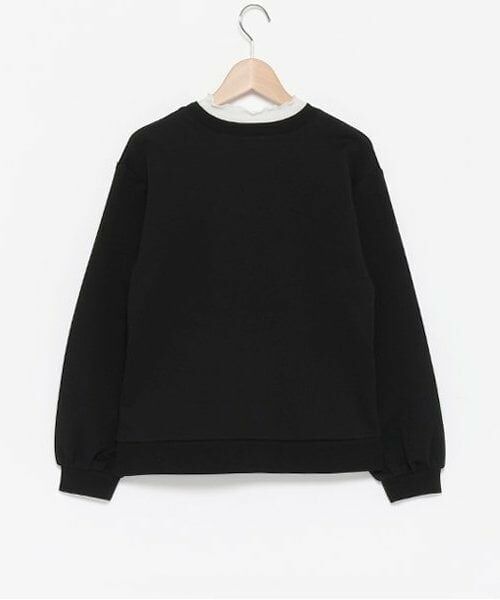 mezzo piano junior / メゾピアノジュニア Tシャツ | ★レイヤード風カレッジ長袖Tシャツ | 詳細1