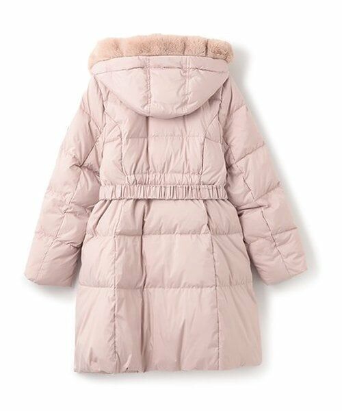 mezzo piano junior / メゾピアノジュニア ブルゾン | 【人気商品再入荷】【直営店で取り扱い無し】【撥水】リボンベルトガーリーロングダウン | 詳細1