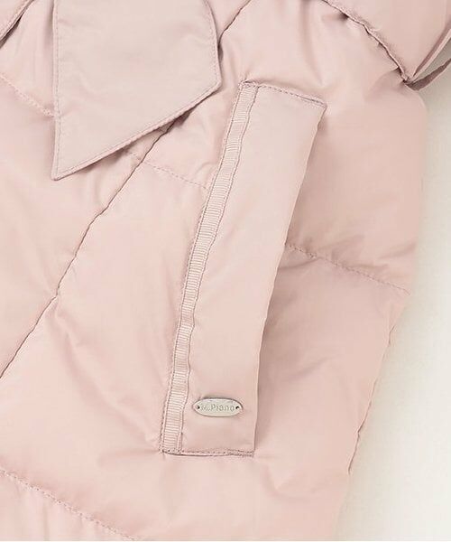 mezzo piano junior / メゾピアノジュニア ブルゾン | 【人気商品再入荷】【直営店で取り扱い無し】【撥水】リボンベルトガーリーロングダウン | 詳細8