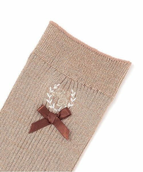 mezzo piano junior / メゾピアノジュニア ソックス | 【人気商品再入荷】【直営店で取り扱い無し】リボンニーハイソックス | 詳細1