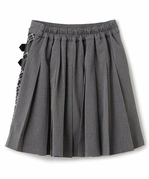 mezzo piano junior / メゾピアノジュニア ショート・ハーフ・半端丈パンツ | 【人気商品再入荷】【直営店で取り扱い無し】ハートバックルプリーツスカパン | 詳細1