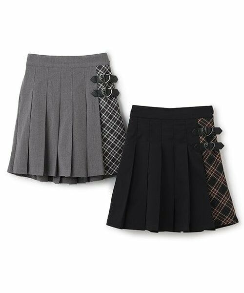 mezzo piano junior / メゾピアノジュニア ショート・ハーフ・半端丈パンツ | 【人気商品再入荷】【直営店で取り扱い無し】ハートバックルプリーツスカパン | 詳細9