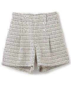 mezzo piano junior / メゾピアノジュニア ショート・ハーフ・半端丈パンツ | ★ツイードショートパンツ