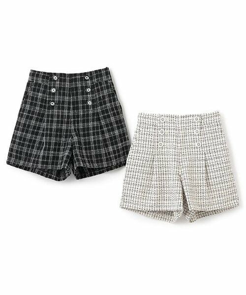 mezzo piano junior / メゾピアノジュニア ショート・ハーフ・半端丈パンツ | ★ツイードショートパンツ | 詳細9