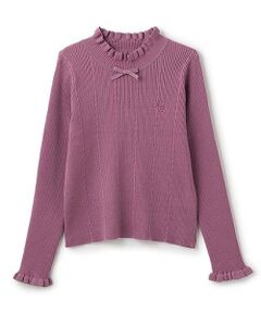 mezzo piano junior / メゾピアノジュニア Tシャツ | 【人気商品再入荷】【直営店で取り扱い無し】プチハイリブニット