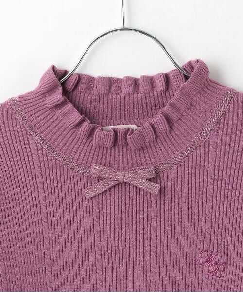 mezzo piano junior / メゾピアノジュニア Tシャツ | 【人気商品再入荷】【直営店で取り扱い無し】プチハイリブニット | 詳細2