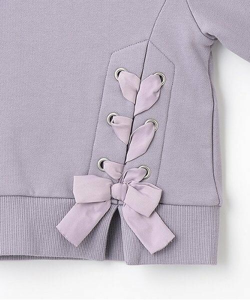 mezzo piano junior / メゾピアノジュニア スウェット | ★レースアップトレーナー | 詳細6