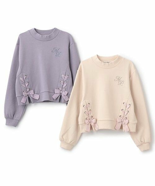 mezzo piano junior / メゾピアノジュニア スウェット | ★レースアップトレーナー | 詳細8