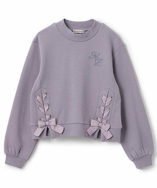mezzo piano junior / メゾピアノジュニア スウェット | ★レースアップトレーナー（ラベンダー）