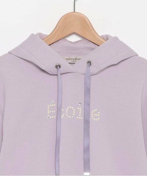 mezzo piano junior / メゾピアノジュニア パーカー | 8134213：フリルリブフーディ | 詳細2