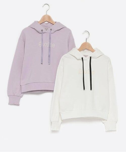 mezzo piano junior / メゾピアノジュニア パーカー | 8134213：フリルリブフーディ | 詳細8