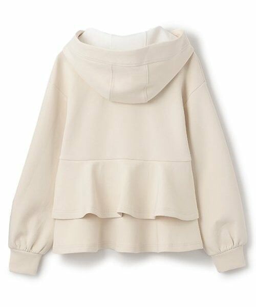 mezzo piano junior / メゾピアノジュニア パーカー | 【人気商品再入荷】【直営店で取り扱い無し】後ろフレアーダンボールパーカ | 詳細1