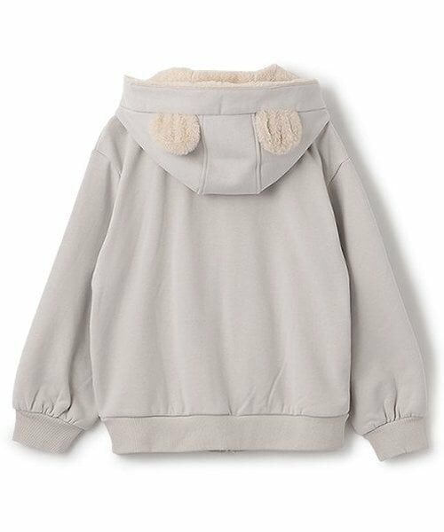 mezzo piano junior / メゾピアノジュニア パーカー | 【人気商品再入荷】【直営店で取り扱い無し】みみつきパーカ | 詳細1