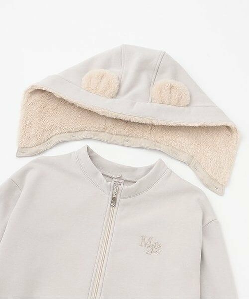 mezzo piano junior / メゾピアノジュニア パーカー | 【人気商品再入荷】【直営店で取り扱い無し】みみつきパーカ | 詳細4
