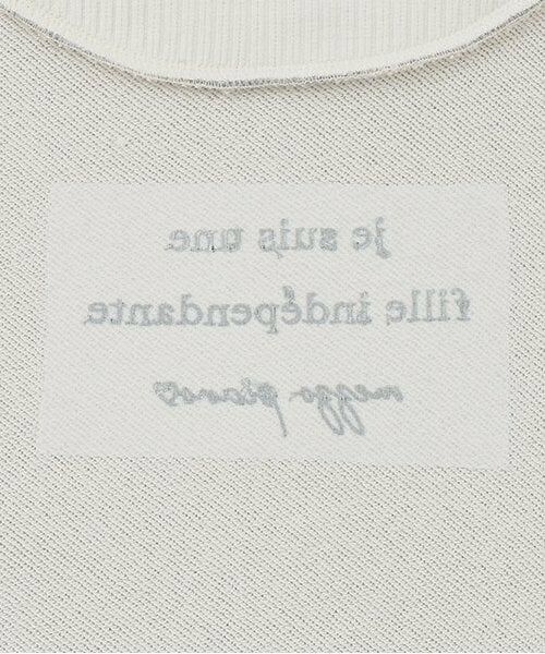 mezzo piano junior / メゾピアノジュニア スウェット | 【人気商品再入荷】【直営店で取り扱い無し】ネックレスつき肩リボントレーナー | 詳細4