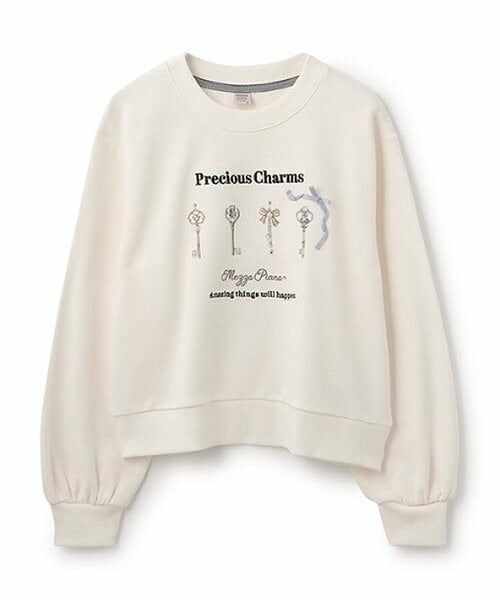 mezzo piano junior / メゾピアノジュニア スウェット | ★チャーミングモチーフトレーナー（オフ ホワイト）