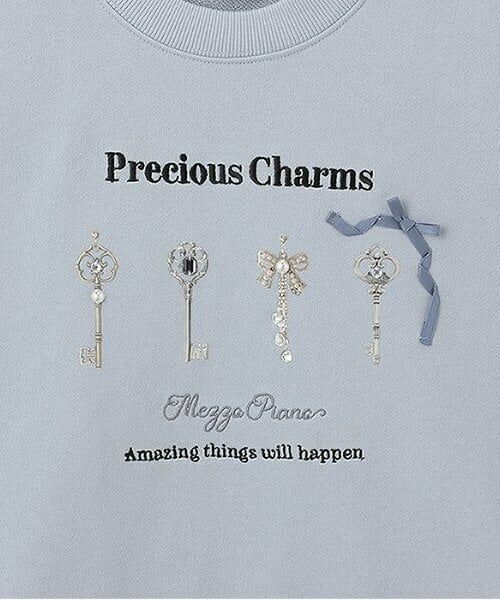 mezzo piano junior / メゾピアノジュニア スウェット | ★チャーミングモチーフトレーナー | 詳細3