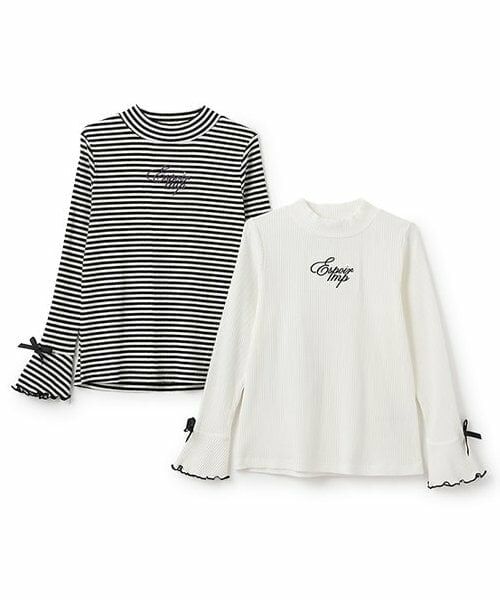 mezzo piano junior / メゾピアノジュニア Tシャツ | ★ベルスリーブテレコ長袖Tシャツ | 詳細8